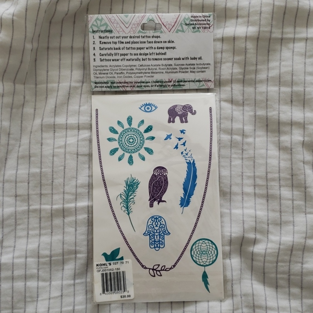 Boho Temporary Tattoos - Picture 2 of 2